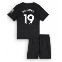 Tottenham Hotspur Dominic Solanke #19 Vonkajší Detský futbalový dres 2025-26 Krátky Rukáv (+ trenírky)